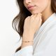 Thomas Sabo Csiszolt köves aranyozott ezüst karkötő A2068-996-7-L19V
