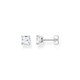 Thomas Sabo Ezüst fülbevaló szögletes fehér kővel H2174-051-14