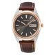 Seiko Classic bőrszíjas női barna karóra SUR452P1
