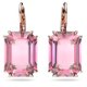 Swarovski Millenia rózsaszín téglalap alakú kristály rozé fülbevaló 5619502