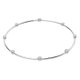 Swarovski Constella ezüst színű nyaklánc kristályokkal 5638699