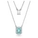 Swarovski Millenia ezüst színű dupla nyaklánc kék kristállyal 5640557
