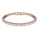 Swarovski Tennis deluxe rozé karkötő kristályokkal 5464948