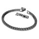 Swarovski Tennis deluxe ruthénium bevonatú karkötő kristályokkal 5514655