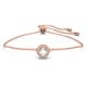 Swarovski Constella állítható rozé karkötő kristályokkal 5648998