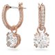 Swarovski Constella rozé függő fülbevaló kristállyal 5639975
