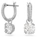 Swarovski Constella ezüst színű függő fülbevaló kristállyal 5636717