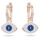 Swarovski Nazar szeme rozé függő fülbevaló kristályokkal 5425857