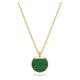 Swarovski Ginger arany tónusú nyaklánc zöld kristályokkal 5642939