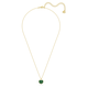Swarovski Ginger arany tónusú nyaklánc zöld kristályokkal 5642939