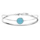 Swarovski Ginger ezüst színű karperec kék kristállyal 5642950