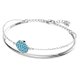 Swarovski Ginger ezüst színű karperec kék kristállyal 5642950