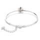 Swarovski Örök virág ezüst színű karperec sárga kristályokkal 5642890