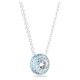Swarovski Stone ezüst színű nyaklánc kék kristállyal 5642886