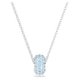 Swarovski Stone ezüst színű nyaklánc kék kristállyal 5642886