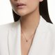 Swarovski Stone rozé nyaklánc rózsaszín kristállyal 5642887