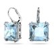 Swarovski  Millenia négyzet alakú fülbevaló kék kristállyal 5619472