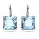 Swarovski  Millenia négyzet alakú fülbevaló kék kristállyal 5619472