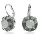 Swarovski Millenia ezüst színű fülbevaló fekete kristállyal 5636567