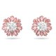 Swarovski Sunshine ezüst színű fülbevaló rózsaszín kristállyal 5642962