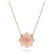 Swarovski Sunshine rozé nyaklánc rózsaszín és fehér kristályokkal 5642961