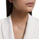 Swarovski Sunshine rozé nyaklánc rózsaszín és fehér kristályokkal 5642961