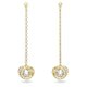Swarovski Generation arany színű függő fülbevaló 5636514