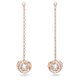 Swarovski Generation függő rozé fülbevaló 5636516