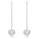 Swarovski Generatipn ezüst színű függő fülbevaló 5636515