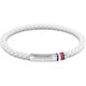 Tommy Hilfiger Fehér fonott bőr karkötő mágneskaopccsal 2790405