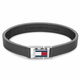 Tommy Hilfiger Szürke lapos bőr állítható karkötő 2790428