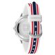 Tommy Hilfiger Samantha ezüst számlapos fehér szilikon szíjas női óra 1782498