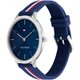 Tommy Hilfiger Samantha ezüst számlapos kék szilikon szíjas női óra 1782499