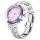 Swarovski Octea lux sport ezüst színű óra lila számlappal 5632484