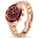 Swarovski Octea lux sport rozé óra bordó számlappal 5632475