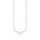 Thomas Sabo Jégkristály rozé nyaklánc cirkóniával KE2172-416-14-L45v