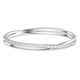 Swarovski Twist ezüst színű karperec Swarovski kristályokkal 5565210