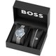 Boss Pura ezüst színű óra szett karkötővel 1570150