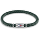 Tommy Hilfiger Zöld fonott bőr karkötő  2790456