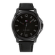 Tommy Hilfiger Jason fekete bőr szíjas férfi óra 1710485