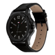 Tommy Hilfiger Jason fekete bőr szíjas férfi óra 1710485