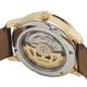 Seiko Klasszikus arany színű bőrszíjas automata férfi karóra SRPA14J1