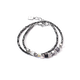 Coeur de Lion Joyful szürke árnyalatú ezüst színű karkötő kristállyal 4564/30-1200