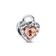 Pandora ékszer Kéttónusú osztható lakat charm 782505C00