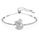 Swarovski Ikonikus hattyú ezüst színű karperec kristállyal 5649772