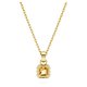 Swarovski Stilla arany színű nyaklánc négyzet alakú kristállyal 5648749