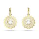 Swarovski Rota arany színű fülbevaló nap alakú kristállyal 5650364