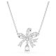 Swarovski Volta ezüst színű nyaklánc kristály masni medállal 5647583