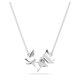 Swarovski Lilia ezüst színű nyaklánc kék pillangó kristály medállal 5662181