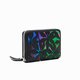 Desigual Onyx marisa fekete virágmintás pénztárca 23SAYP05/2000